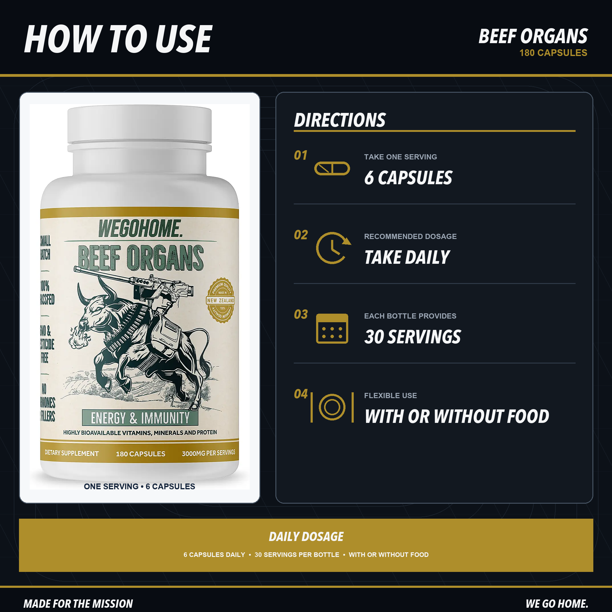 Grass Fed Beef Organs