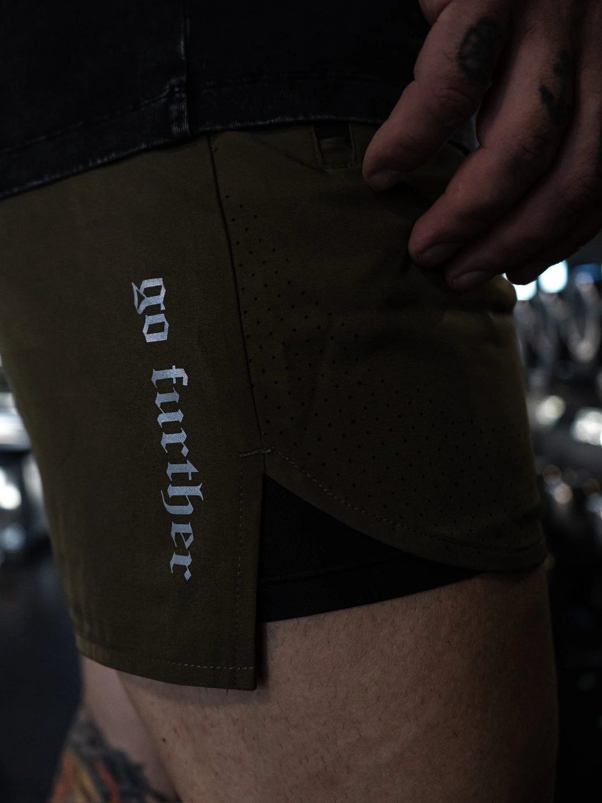 Assaulter Shorts pocket and reflective go further detail