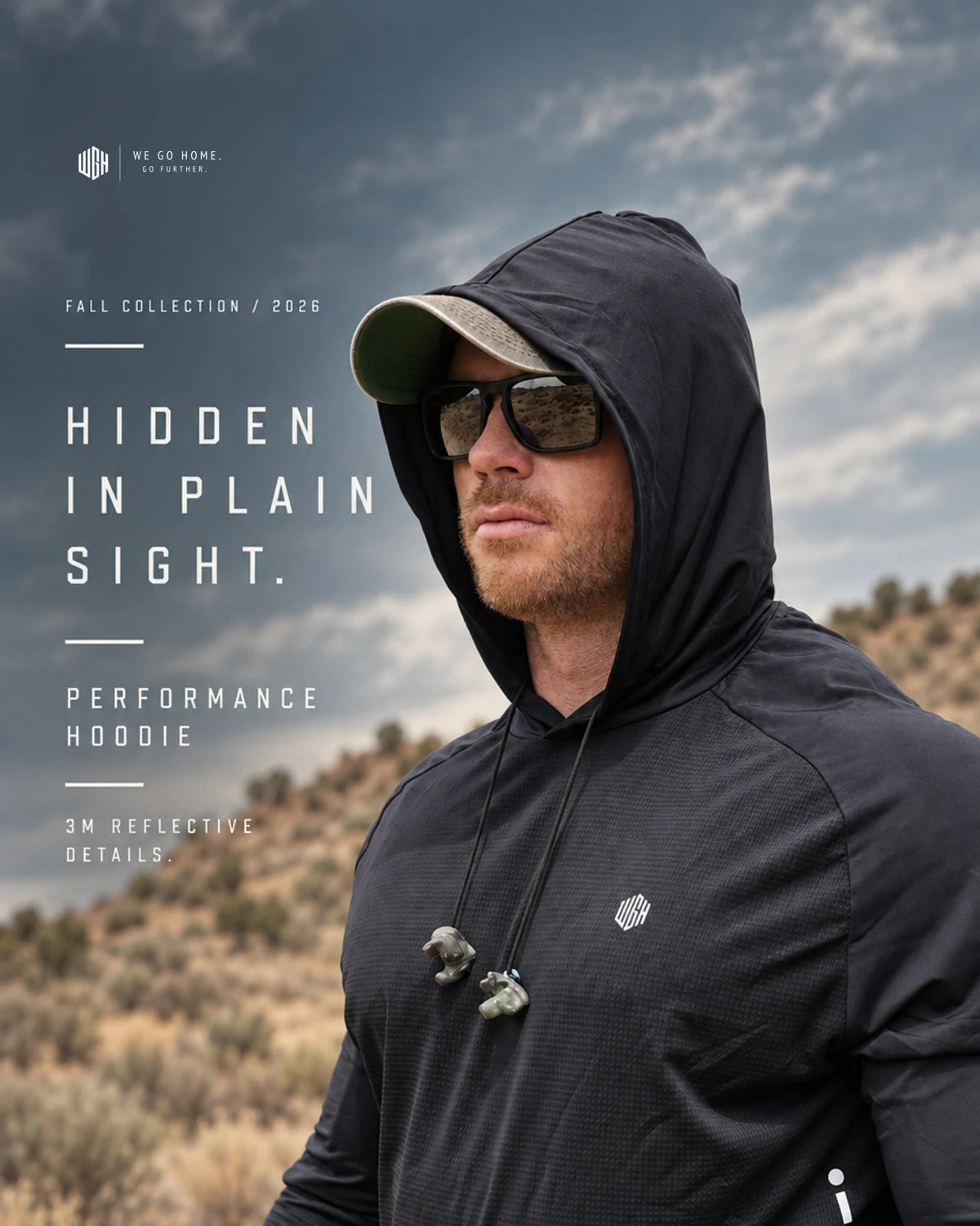 Hidden in plain sight: reflective Performance Hoodie details
