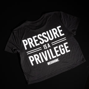 Pressure is a Privilege - Women's Crop Tee